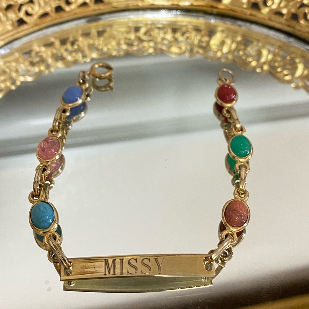 Vintage Multi Gemstone Bracelet